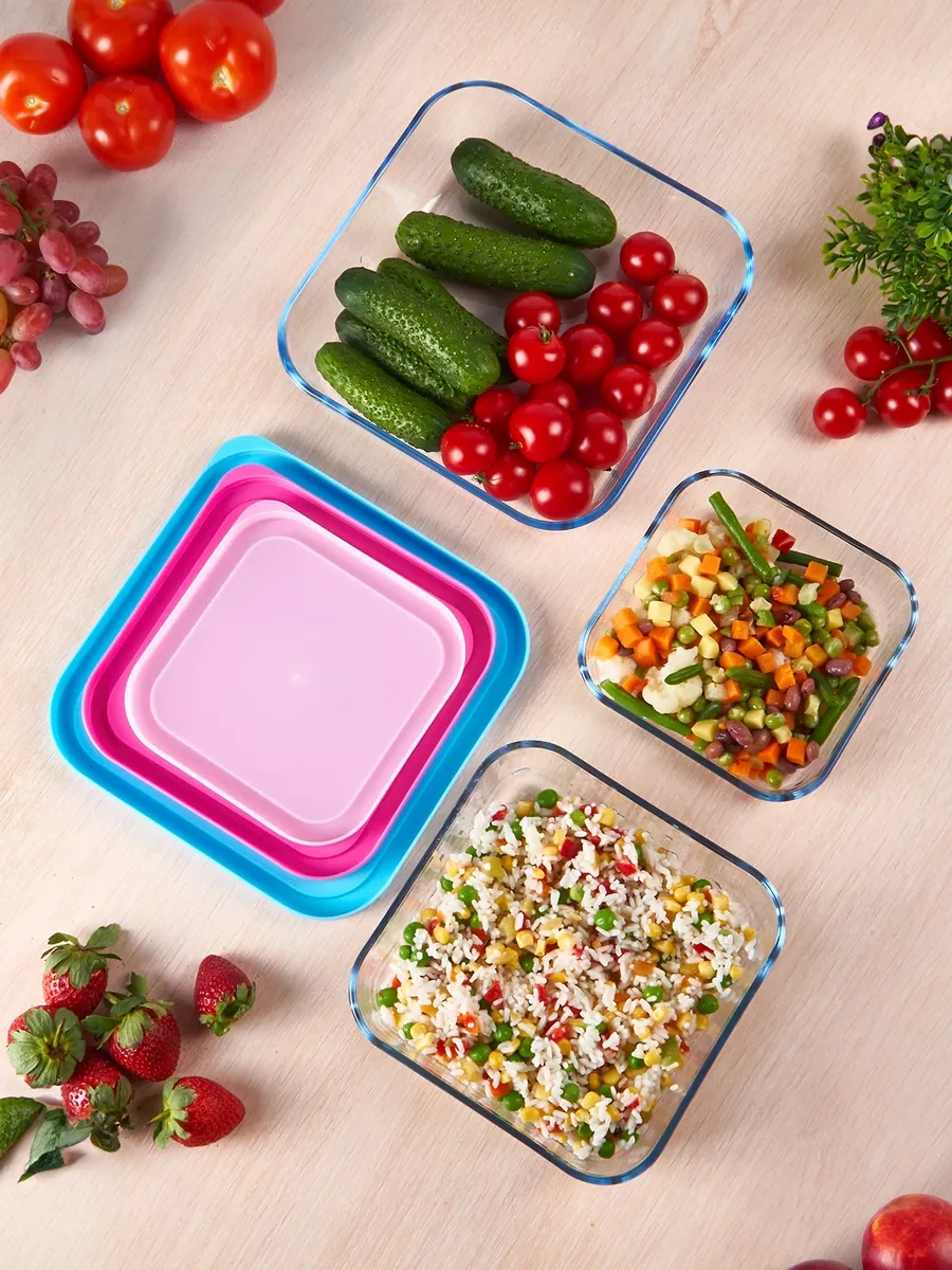 Eley Örtü Kapaklı Gıda Saklama Kapları Sepeti 174420165 Beyaz