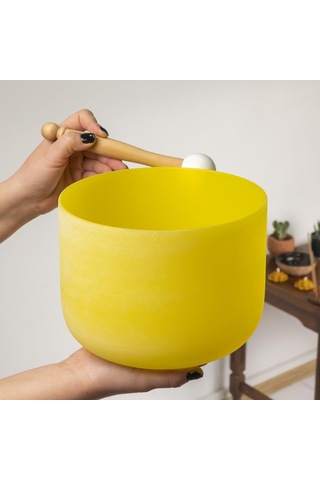 Yelow Kristal Quartz Kase İnide