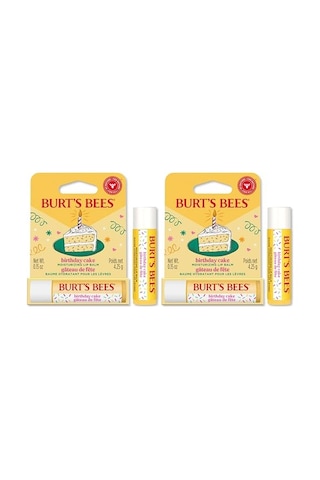 Tr S Bees Birthday Cake Dudak Kremi Blister Ambalaj - Birthday Cake Lip Balm 4.25gr 2 Paketi