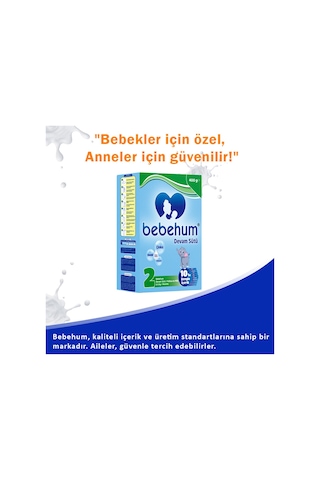 Bebehum 2 Numara Devam Sütü 6-9 Ay 400 gr