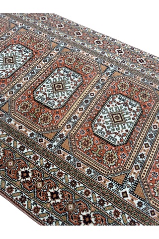 Saray Halı Klasik 412-g 93x192 Az Hatalı Kiremit %100 Yün Halı Kiremit