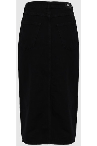 Ltb Irene Yüksek Bel Yırtmaçlı Midi Jean Etek 010096108915527_200 001