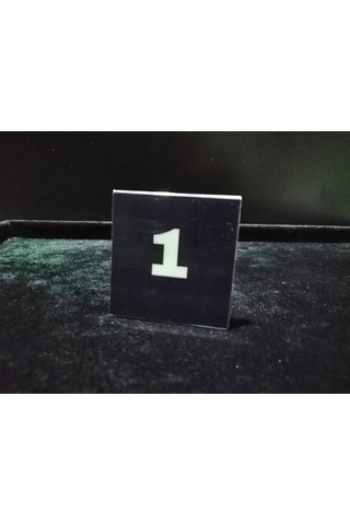 Şeffaf Etiket Yapışkanlı İsimlik Etiketlik Ve 1-30 Siyah Numaralar Peçetelik