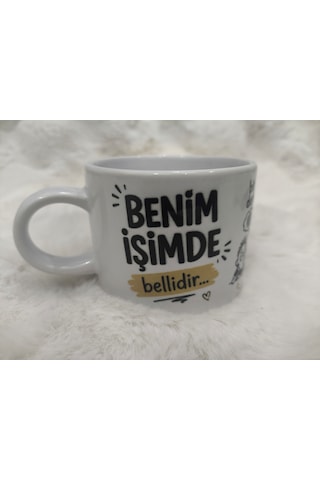 Özel Tasarım Motto Fincan2 Beyaz