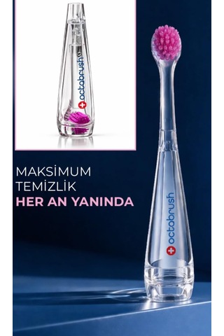 Octabrush Ultra Soft Diş Fırçası, Günlük Kullanım İçin Nazik Kıllı, Ağız Bakımı Çok Renkli