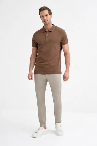 Cazador 46130 Erkek Kahverengi Polo Yaka Tshirt
