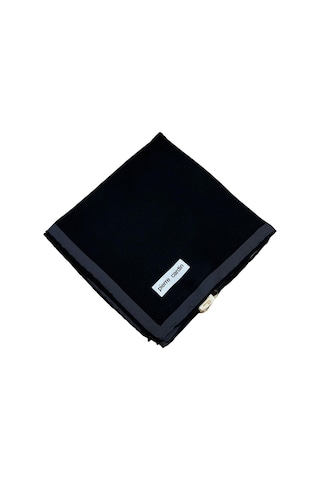 Pierre Cardin Twill İpek Eşarp - 8866230-311 Siyah - 90x90 / Lacivert Lacivert