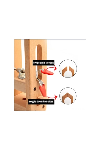 Deri El Dikişi Aparatı Ahşap Deri Sabitleme Kelepçesi Deri Dikiş Aracı Dıy Deri İşçiliği Ahşap Kelepçe