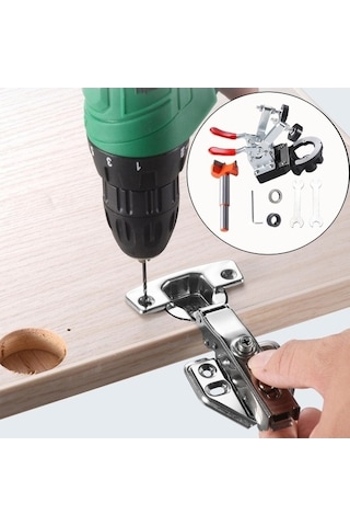 Tongxida 35mm Açık Ev Marangoz Için Menteşe Deliği Bulucu Jig