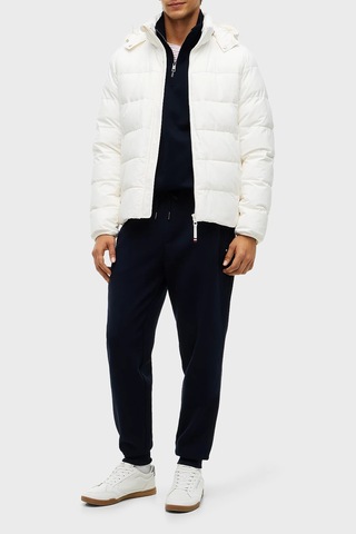 Tommy Hilfiger Logo Nakışlı Pamuklu Regular Fit Lastikli Eşofman Altı Erkek Eşofman Altı Mw0mw44990 Dw5 Lacivert