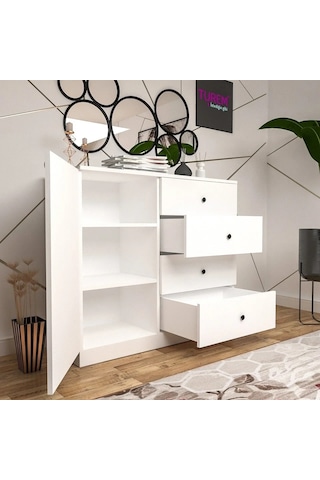 Galaksi Konsol Mdf Beyaz