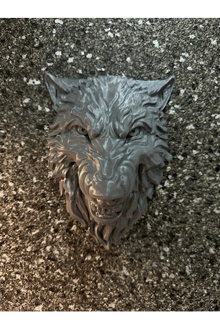 Öfkeli Kurt Duvar Dekorasyonu