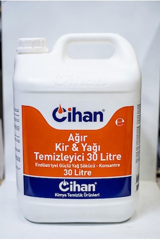Cihan Ağır Kir Ve Yağ Temizleyici 30 L Cihan Ağır Kir Ve Yağ Temizleyici 30 L
