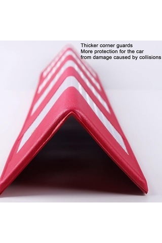 Garaj Duvarı Koruyucu Duvar Köşe Koruma Otoparklar İçin, 0,6 Cm Kalınlığında Sütun, Yansıtıcı 5 Adet