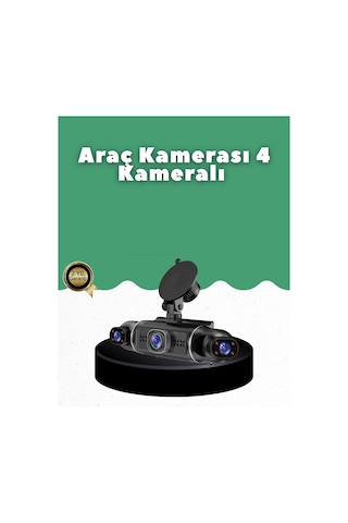 1080p 4 Kanallı Araç Kamerası Gps + Wifi + G Sensör Destekli