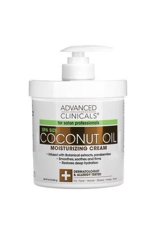 Advanced Clinicals Hindistan Cevizi Yağı Yüz ve Vücut Kremi 454GR