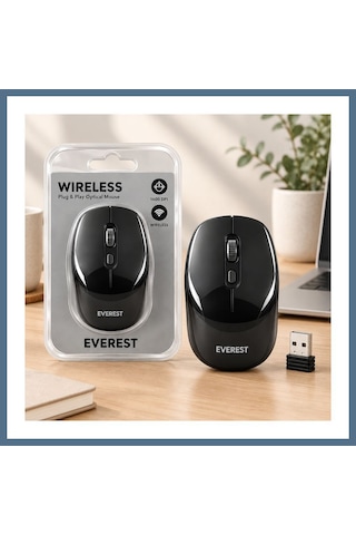 Buradabulabilirsin Kablosuz Optik Mouse 1600 Dpı Bbz