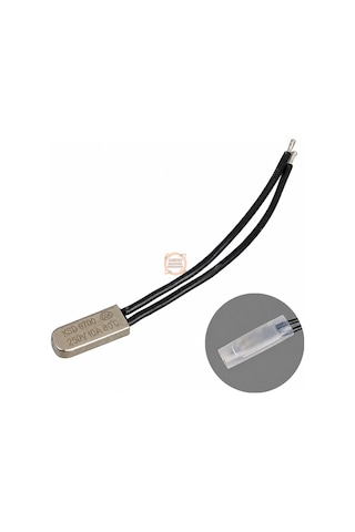 Kablolu Termostat Ksd9700 Nc 10a 80 C Normalde Kapalı