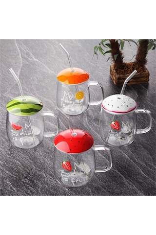 Cam Pipetli Kupa Yeşil 420 Ml
