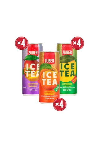 Züber Karma Ice Tea Seti 12 x 250 ML