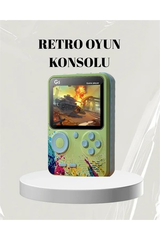 3 İnç Renkli Ekranlı Taşınabilir El Konsolu G5 Modeli Diğer