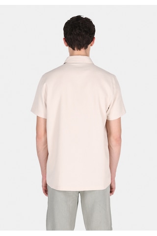 Colin's Colins Regular Fit Shirt Neck Düz Erkek Bej Kısa Kol Gömlek Cl1077227 Q1.v1 Beı Bej