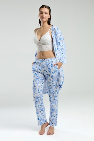 Arnetta Kadın Beyaz 3lü Pijama Takımı Beyaz
