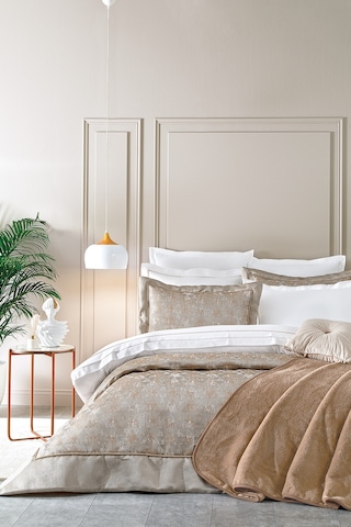 Puffy Clarisa Çeyiz Seti - Vizon