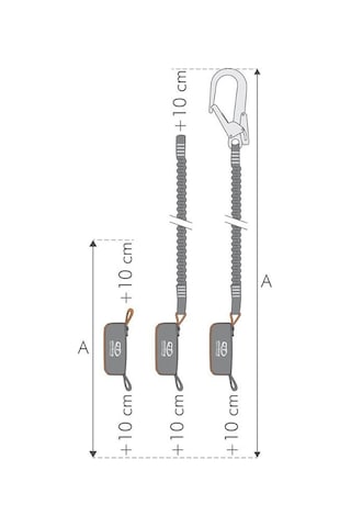 Climbing Technology Şok Emici Tek Perlonlu Flex-ABS 140 Cm Çok Renkli