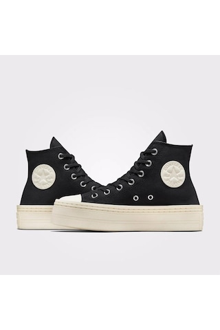 Converse Chuck Taylor All Star Modern Lift Platform Canvas Kadın Sneaker-siyah Siyah