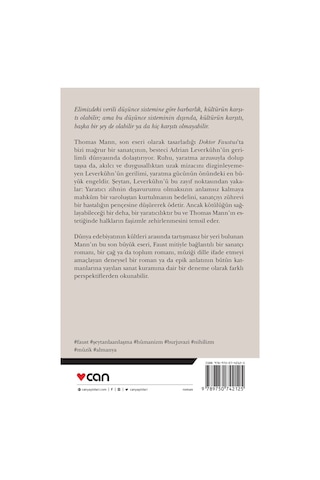 Doktor Faustus - Thomas Mann - Can Yayınları