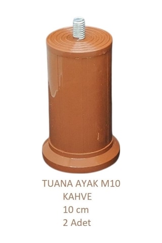 Tuana Ayak 10 cm M10 Cıvatalı Kahve (2 Adet)