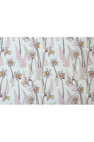 %100 Pamuk Yastık Kılıfı 50x70 Bej - Pembe