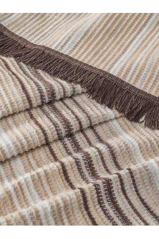 Vicuna Home Softy Pamuklu Tv Battaniyesi - Bej Kahve