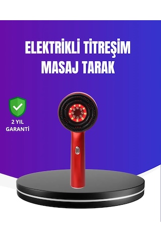 Kırmızı Işık Terapi Özellikli Saç Derisi Masaj Tarak Anti Dökülme Standart