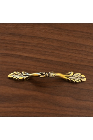Palmiye Kulp Antik 64mm Sarı