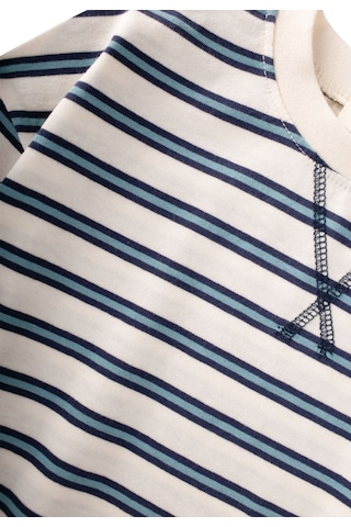 Cigit Oversize Mevsimlik Geniş Kesim Pantolon Takım 2-7 Yaş Lacivert Çizgili