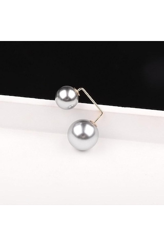 Sabit Elbise Broş Pin Simülasyon Inci Eşarp Şal Klip Toka Kazak Kol Düğmesi Broş Bayanlar Takı Gümüş