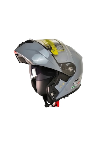 Mts 966 V2 Çene Açılır Kask Nardo Gri
