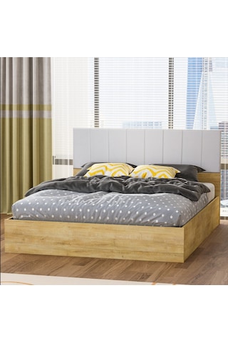 Garaj Home Doğa Çift Kişilik 160x200 Karyola - Meşe Diğer