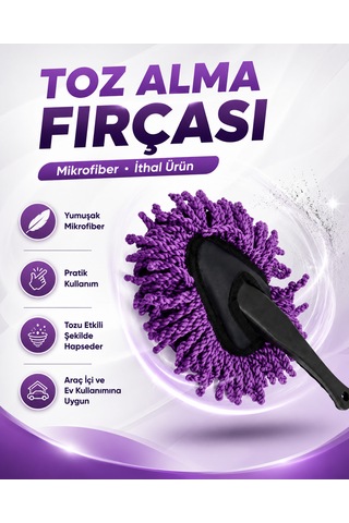 Toz Alma Fırçası Mikrofiber