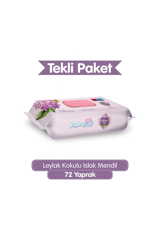 Paddlers Leylak Kokulu Islak Mendil 72 Yaprak