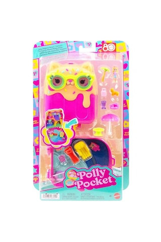 Polly Pocket Ve Maceraları Kompakt Oyun Seti Kitty Popsicle Resort Jfg56-jcb17