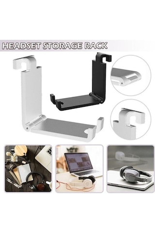 Kulaklık Tutucu Siyah Siyah