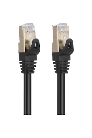 Fortunelane Kat8 Koruma Rj45 Ağ Kablosu, Kristal Bakır Tel, 40gbps Hızlı Transfer, 2000mhz Bant Genişliği, 10 Metre