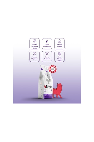 Toi Moi Lavanta Kokulu Sodyum Bentonit Kedi Kumu 10 L