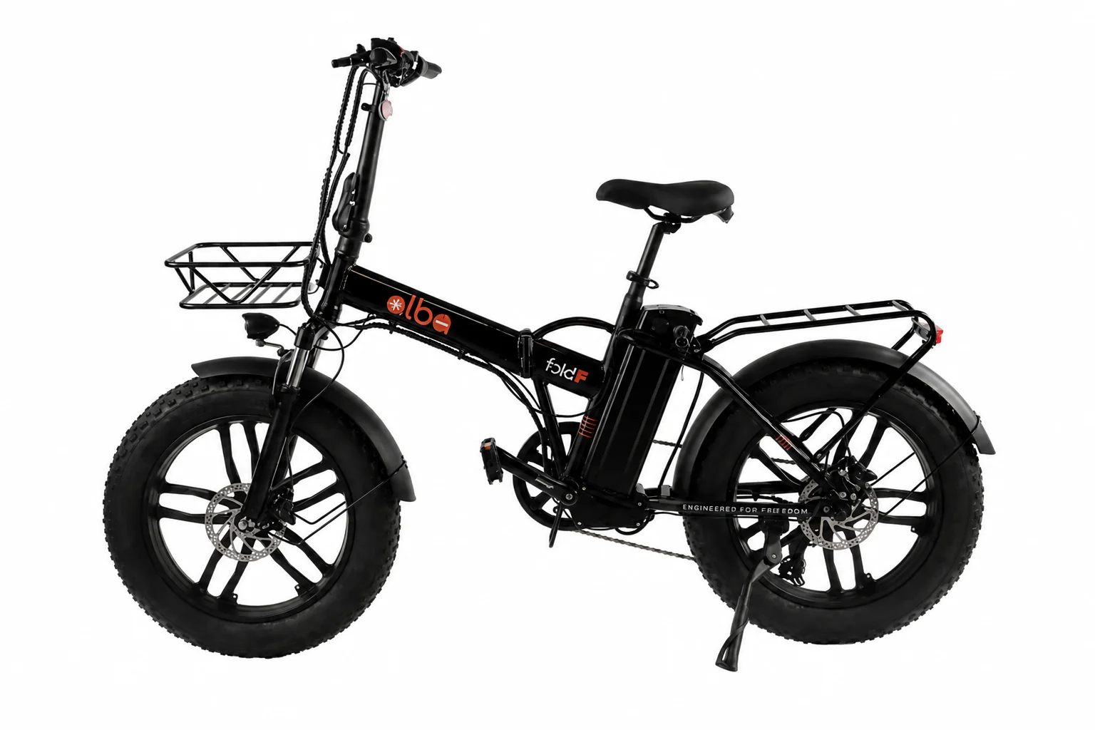 Alba Fold F Standart Quatronx Motors İle 750 Watt Olarak Sizlerle. Siyah