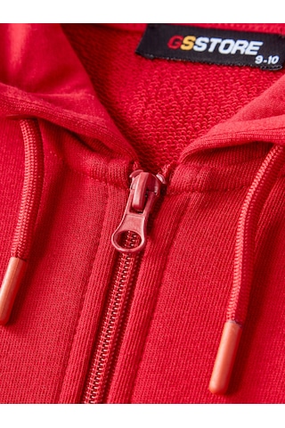 Gsstore Galatasaray Çocuk Zip Hoodie C252078 Kırmızı