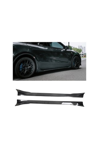 Red Lion Parts Tesla Model Y Juniper 2025+ Uyumlu Yan Maşpiyer Seti Parlak Carbon Fiber Görünüm