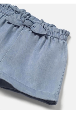 Kız Bebek Fiyonklu Şort Mavi 1258 Mavi